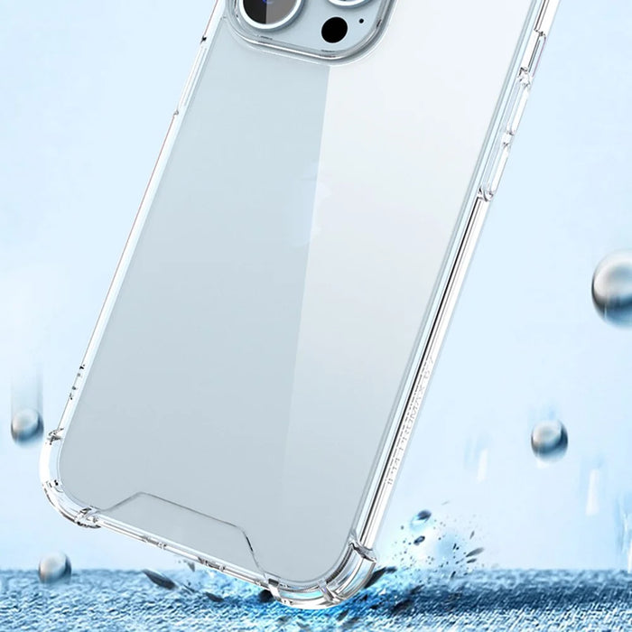 For iPhone 16 Pro Case Reinforced Corners TPU Frame + Acrylic Back Phone Cover - 4