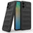 For Samsung Galaxy A06 4G Case Anti-Drop Soft TPU Rugged Phone Back Cover - Black - 2