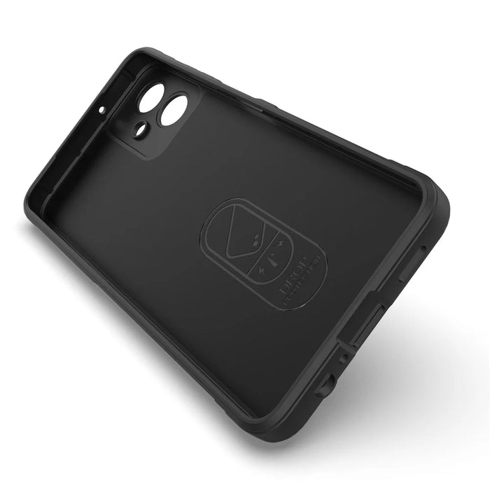 For Samsung Galaxy A06 4G Case Anti-Drop Soft TPU Rugged Phone Back Cover - Black - 3