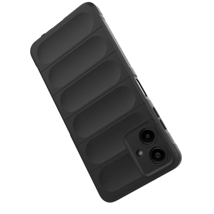 For Samsung Galaxy A06 4G Case Anti-Drop Soft TPU Rugged Phone Back Cover - Black - 4