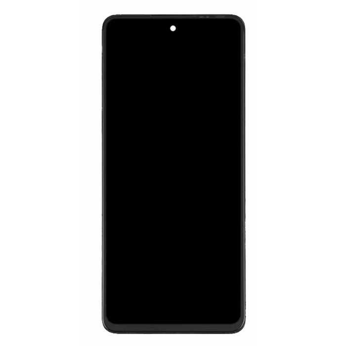 For Realme C67 4G Grade B LCD Screen and Digitizer Assembly + Frame (Without Logo) - Black - 2