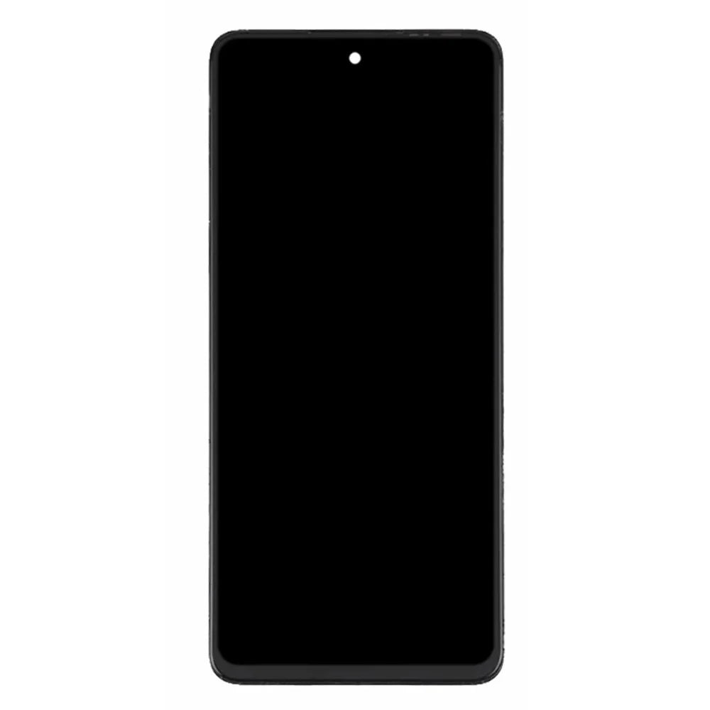 For Realme C67 4G OEM Grade S IPS LCD Screen and Digitizer Assembly + Frame Part (Without Logo) - Black - 2