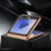 For Samsung Galaxy Z Flip7 FE 5G / Z Flip6 5G Case Litchi Texture Genuine Cow Leather+PC Phone Cover - Black - 2
