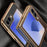 For Samsung Galaxy Z Flip7 FE 5G / Z Flip6 5G Case Litchi Texture Genuine Cow Leather+PC Phone Cover - Black - 5