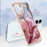 YB IMD Series-16 Style-E For iPhone 16 TPU Case Marble Pattern Electroplating Phone Cover - Rose Gold - 6
