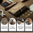 For iPhone 16 Plus Phone Cases with Strap CASEME C30 Zipper Multiple Card Holder PU Leather Cover - Brown - 6