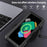 For Samsung Galaxy Z Fold6 5G Case Aluminium Alloy+Silicone Kickstand Cover with PET Screen Film - Black - 6