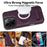 For iPhone 16 Pro Case Compatible with MagSafe with Folded Kickstand PC Silicone Leather Phone Back Cover  - Dark Purple - 3