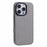 X-LEVEL For iPhone 16 Pro Case Geometric PC+TPU+Leather Anti-Scratch Phone Cover - Titanium Grey - 1