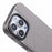 X-LEVEL For iPhone 16 Pro Case Geometric PC+TPU+Leather Anti-Scratch Phone Cover - Titanium Grey - 6