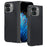 For Google Pixel 9 Pro Fold 5G Case PU Leather Coated PC Anti-Drop Folding Phone Cover - Black - 1