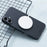 X-LEVEL For iPhone 16 Plus Magnetic Case Ultra-Thin PC Hard Phone Cover Carbon Fiber Texture - Black - 3