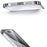 SULADA For iPhone 16 Pro Max Case Electroplating Ultra Clear Soft TPU Phone Cover with PU Wrist Strap - White - 3