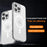 SULADA For iPhone 16 Pro Max Case Compatible with MagSafe PC+TPU Matte Translucent Back Cover - 2