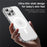 SULADA For iPhone 16 Pro Max Case Compatible with MagSafe PC+TPU Matte Translucent Back Cover - 6