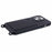 For iPhone 16 Pro Max Case Liquid Silicone Card Slot Soft Phone Cover with Lanyard Strap - Black - 5