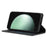 LC.IMEEKE L1 Series for Samsung Galaxy S24 Case PU Leather Wallet Stand Protective Phone Cover - Black - 3