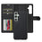 LC.IMEEKE L2 Series for Samsung Galaxy A15 4G / 5G Case PU Leather Wallet Detachable Magnetic Phone Cover - Black - 3
