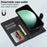 LC.IMEEKE L2 Series for Samsung Galaxy A15 4G / 5G Case PU Leather Wallet Detachable Magnetic Phone Cover - Black - 7