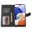 LC.IMEEKE L2 Series for Samsung Galaxy A34 5G Case PU Leather Wallet Detachable Magnetic Phone Cover - Black - 3