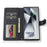 LC.IMEEKE L2 Series for Samsung Galaxy S23 Ultra Case PU Leather Wallet Detachable Magnetic Phone Cover - Black - 3