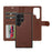 LC.IMEEKE L2 Series for Samsung Galaxy S24 Ultra Case PU Leather Wallet Detachable Magnetic Phone Cover - Brown - 2