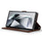 LC.IMEEKE L2 Series for Samsung Galaxy S24 Ultra Case PU Leather Wallet Detachable Magnetic Phone Cover - Brown - 4