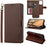 LC.IMEEKE L2 Series for iPhone 14 Pro Max Case PU Leather Wallet Detachable Magnetic Phone Cover - Brown - 1