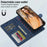 LC.IMEEKE L2 Series for iPhone 15 Pro Case PU Leather Wallet Detachable Magnetic Phone Cover - Blue - 7