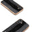 ABEEL For iPhone 16 Plus Case Electroplating Edge Crocodile Texture Genuine Cow Leather+TPU+PC Phone Cover - Black - 2