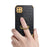 For Samsung Galaxy A22 5G (EU Version) Crocodile Texture PU Leather Coated TPU Case Electroplating Ring Kickstand Phone Cover - Black - 6