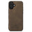 DG.MING For iPhone 16 Plus Case PU Leather+PC+TPU Hybrid Phone Cover - Coffee - 1