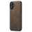 DG.MING For iPhone 16 Plus Case PU Leather+PC+TPU Hybrid Phone Cover - Coffee - 2