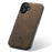 DG.MING For iPhone 16 Plus Case PU Leather+PC+TPU Hybrid Phone Cover - Coffee - 5