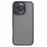 WANLONFENG DKSM Series for iPhone 16 Pro Max TPU Case Electroplated Frame Phone Cover with Tempered Glass - Transparent Black - 4