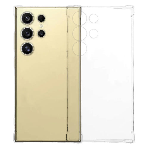 KALEBOL For Samsung Galaxy S24 Ultra Case 1.5mm TPU Transparent Anti-Drop Phone Cover - 1