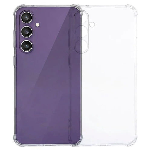 KALEBOL For Samsung Galaxy S24 FE Case 1.5mm TPU Transparent Anti-Drop Phone Cover - 1