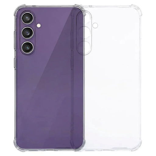 KALEBOL For Samsung Galaxy S24 FE Case 1.5mm TPU Transparent Anti-Drop Phone Cover - 1