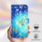 For iPhone 16 Leather Case Pattern Printing Wallet Stand Mobile Cover with Strap - Golden Butterflies - 6