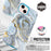 GW03 Phone Case for iPhone 14, Stylish Pattern IMD Hard PC + Soft TPU Shockproof Hybrid Cover - 10022 Marble Pattern - 4