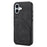 DENIOR For iPhone 16 Plus Case Dual Card Slots PU Leather+TPU+PC Phone Cover - Black - 1