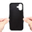 DENIOR For iPhone 16 Plus Case Dual Card Slots PU Leather+TPU+PC Phone Cover - Black - 3