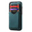 DENIOR D20 For iPhone 15 Pro Max Case Detachable Card Bag Rotary Kickstand Leather+PC+TPU Cover - Blue - 2