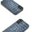 ABEEL For iPhone 16 Cases Genuine Cow Leather+PC+TPU Drop-Proof Cell Phone Cover - Blue - 3