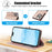 SY-003 For iPhone 16 Pro Case PU Leather Stand View Phone Wallet Cover with Hand Strap - Pink - 7