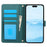 SY-003 For iPhone 16 Case PU Leather Stand View Phone Wallet Cover with Hand Strap - Green - 2