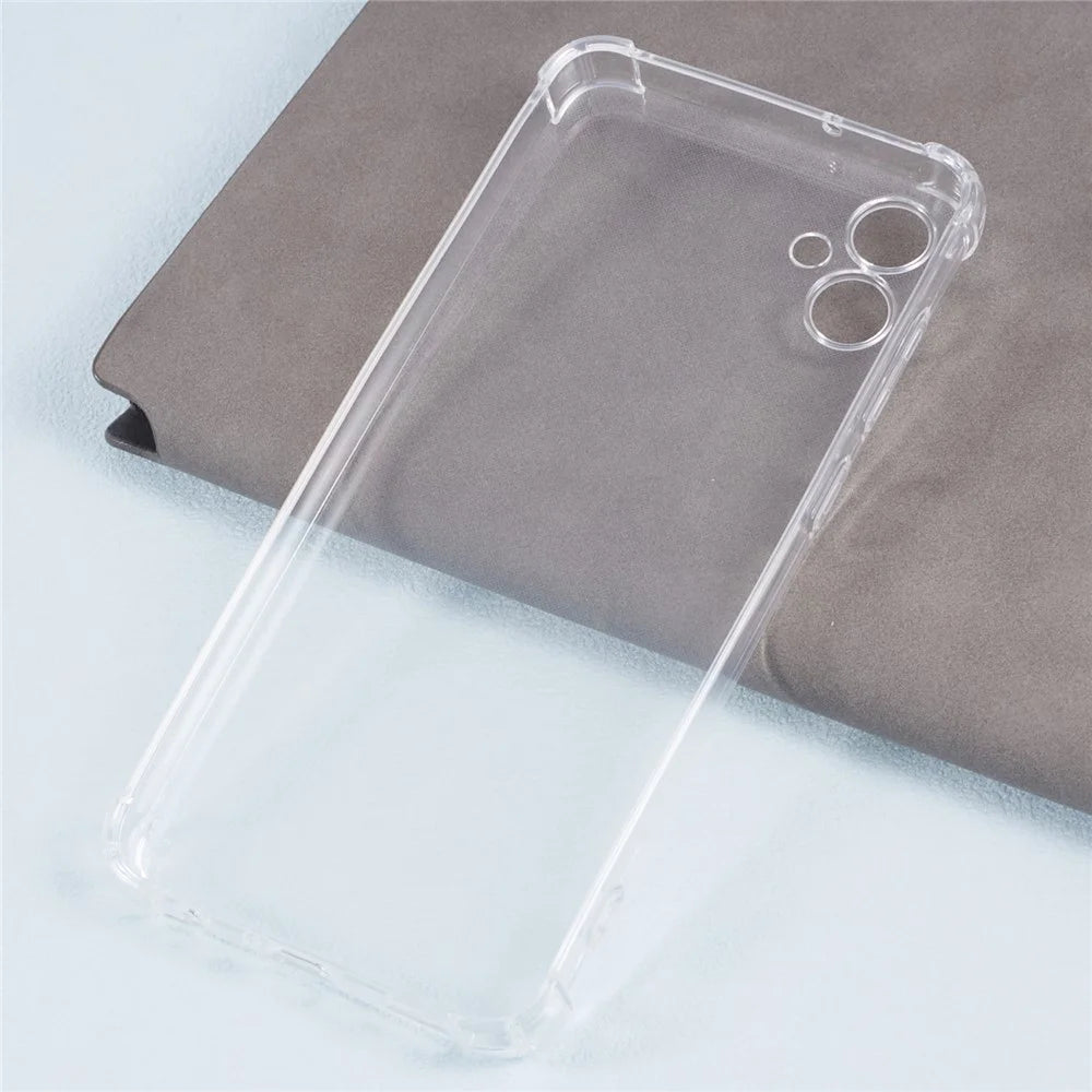 For Samsung Galaxy A06 4G Phone Case Enhanced Four Corner Clear TPU Cover - 4