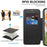 For Google Pixel 9 Magnetic Case RFID Blocking Leather Phone Cover - Black - 3
