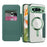 For Google Pixel 9 Pro XL Magnetic Case RFID Blocking Leather Phone Cover - Blackish Green - 2