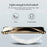 For iPhone 16 Pro Max Bumper Case Metal Frameless Shockproof Cover with Camera Lens Protector - Gold - 5